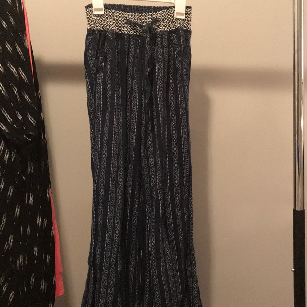 Rewash blue patterned pants